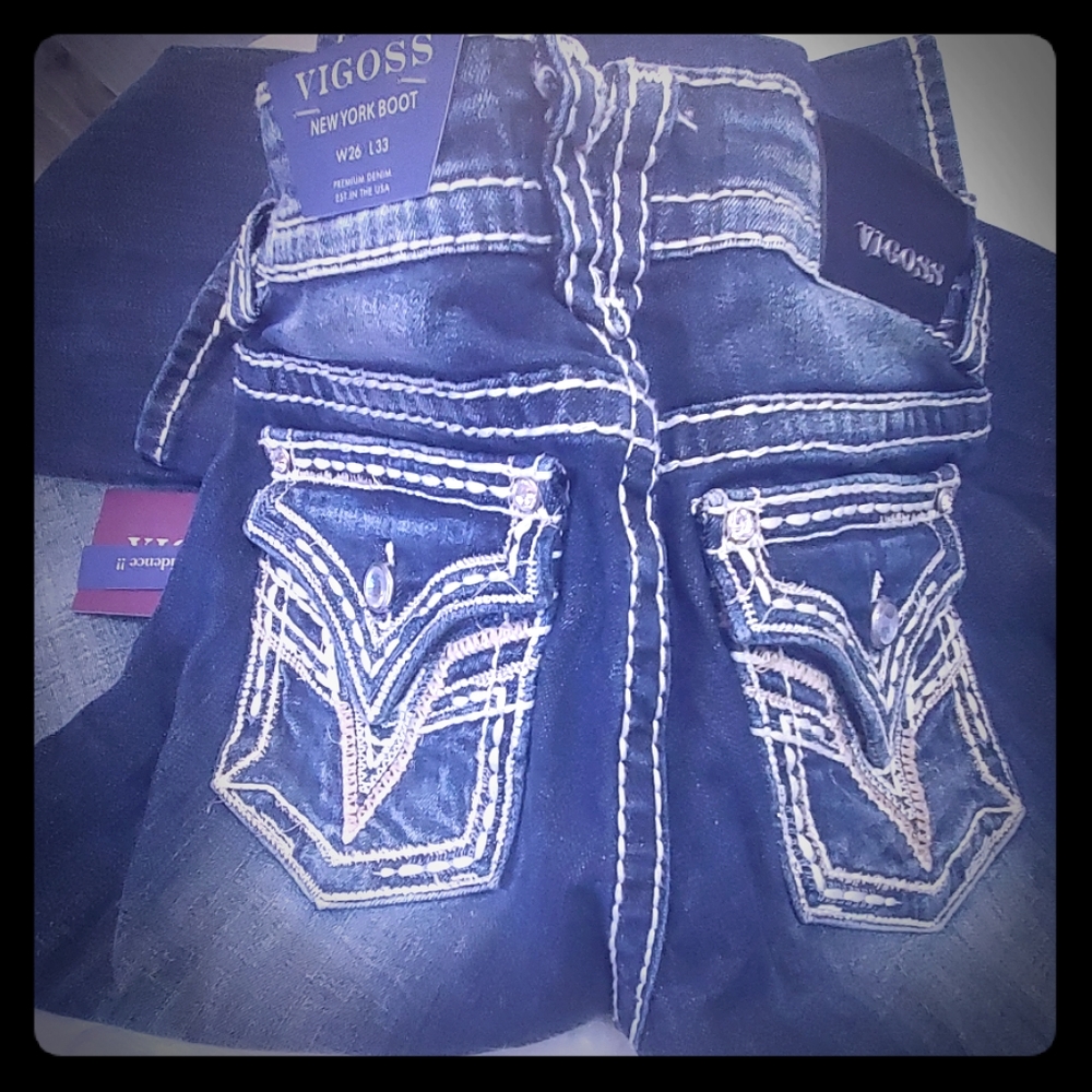 Vigoss New York Boot Cut 26 jeans with tags